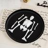 Poppy Halloween Skull Body Stand Silicone Mold for DIY Epoxy Resin and Plaster Ornaments