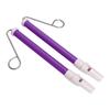 2 Stück Gleitpfeife ABS Metall Sicher und Einfach zu Spielen Schöne Farbe Kinder Musikinstrument Lila