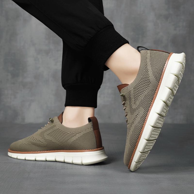 Fashion Mesh Shoes For Man Loafers Slip on Casual Sneakers Outdoor Formal Shoes Breathable Big Size Designer Shoes High Quality