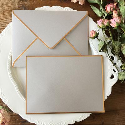 10Pcs/lot Custom Vintage Retro 5 Color Blank Pearl Paper Envelope Wedding Party Invitation Envelope Greeting Card Gift 14x19CM