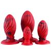 Giant Silicone Spiral Dragon Egg Butt Plug More Sizes Men's and Women's Back Court Masturbation Massage Anal Dilatation Device Adult Sex Toy