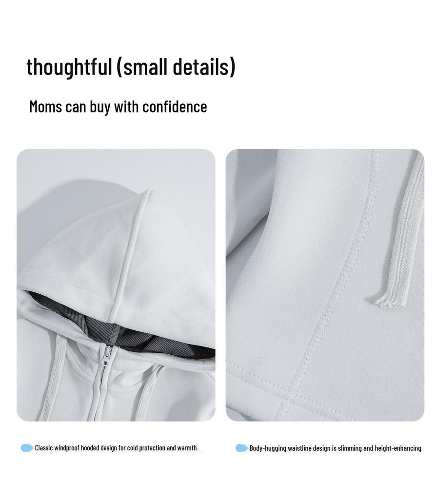Girls' Slim-Fit Hooded Jacket - Autumn 2025 Fashionable Style for Big Kids