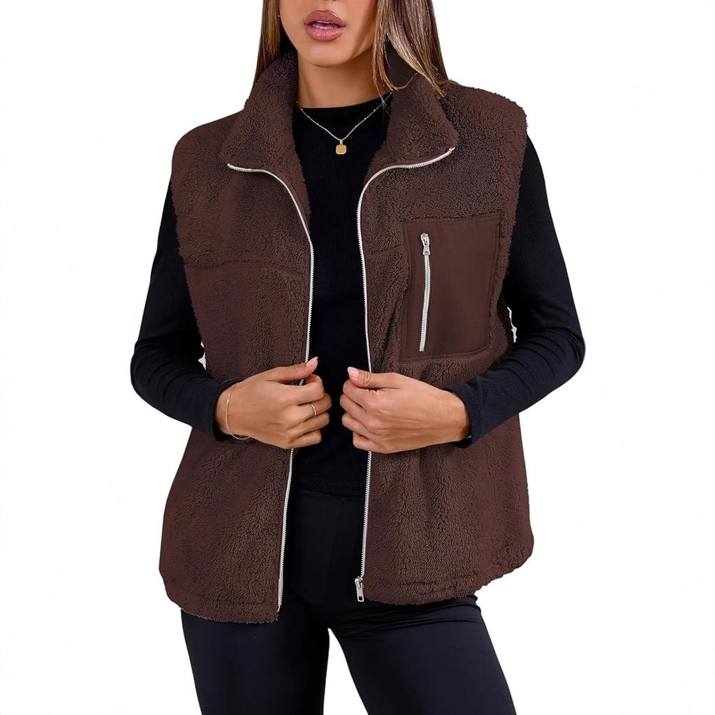 Women's fashionable loose vest jacket