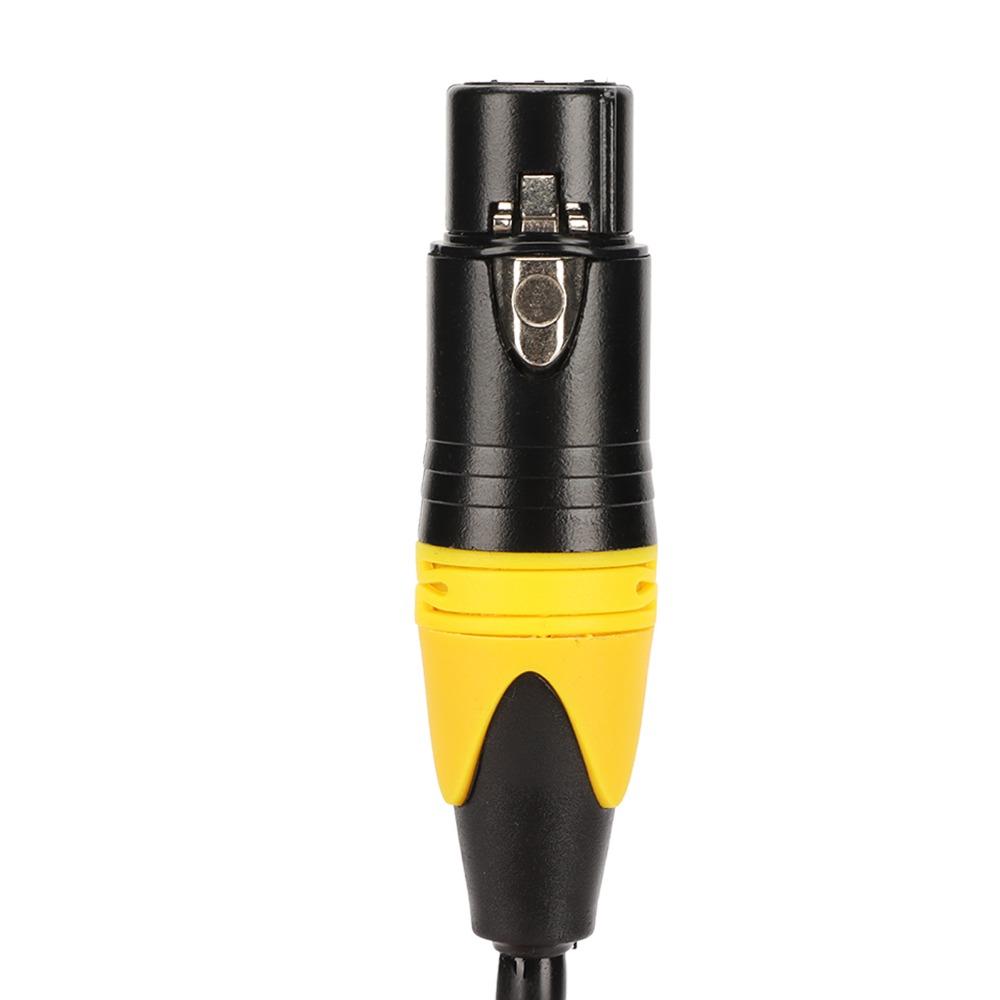 Plug and Play Female to Dual Male Noiseless XLR Audio Y Adapter Cable  Speaker Connection