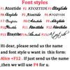 Atoztide Customized Bracelet Personalized Special Chain Nameplate Women Kids Stainless Steel Gold Color Bangle Chrismas Gift