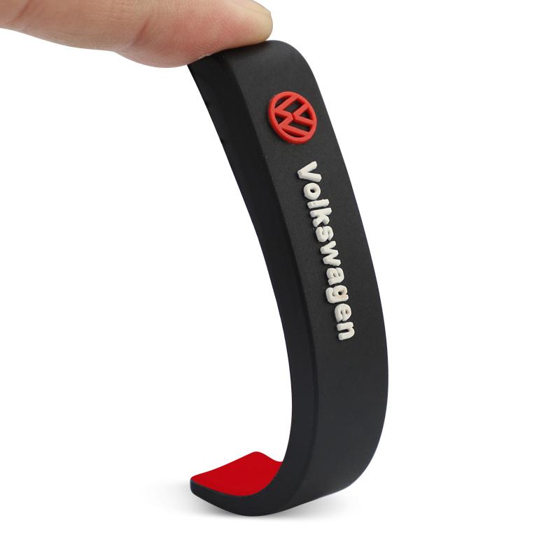 2026 Hot For Volkswagen VW 6Pcs Rubber Strip Car Door Anti Collision Protective Sticker For VW GTI Polo Golf Passat Tiguan Arteo