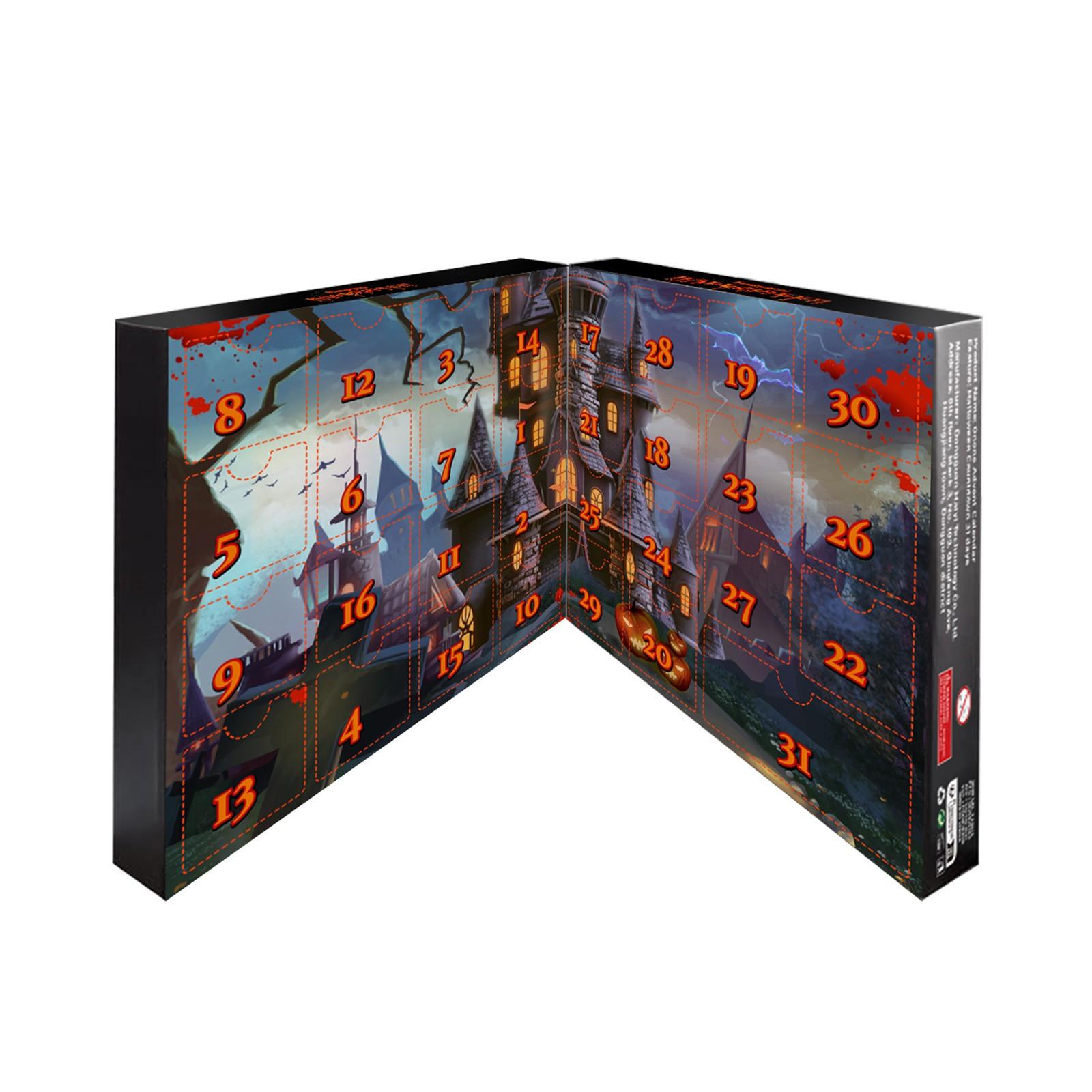 

31pc Halloween Gnome Advent Calendar, Halloween Advent Calendar, Halloween Advent Calendar With 31 Collectible Dolls, Halloween Countdown Calendar One Size