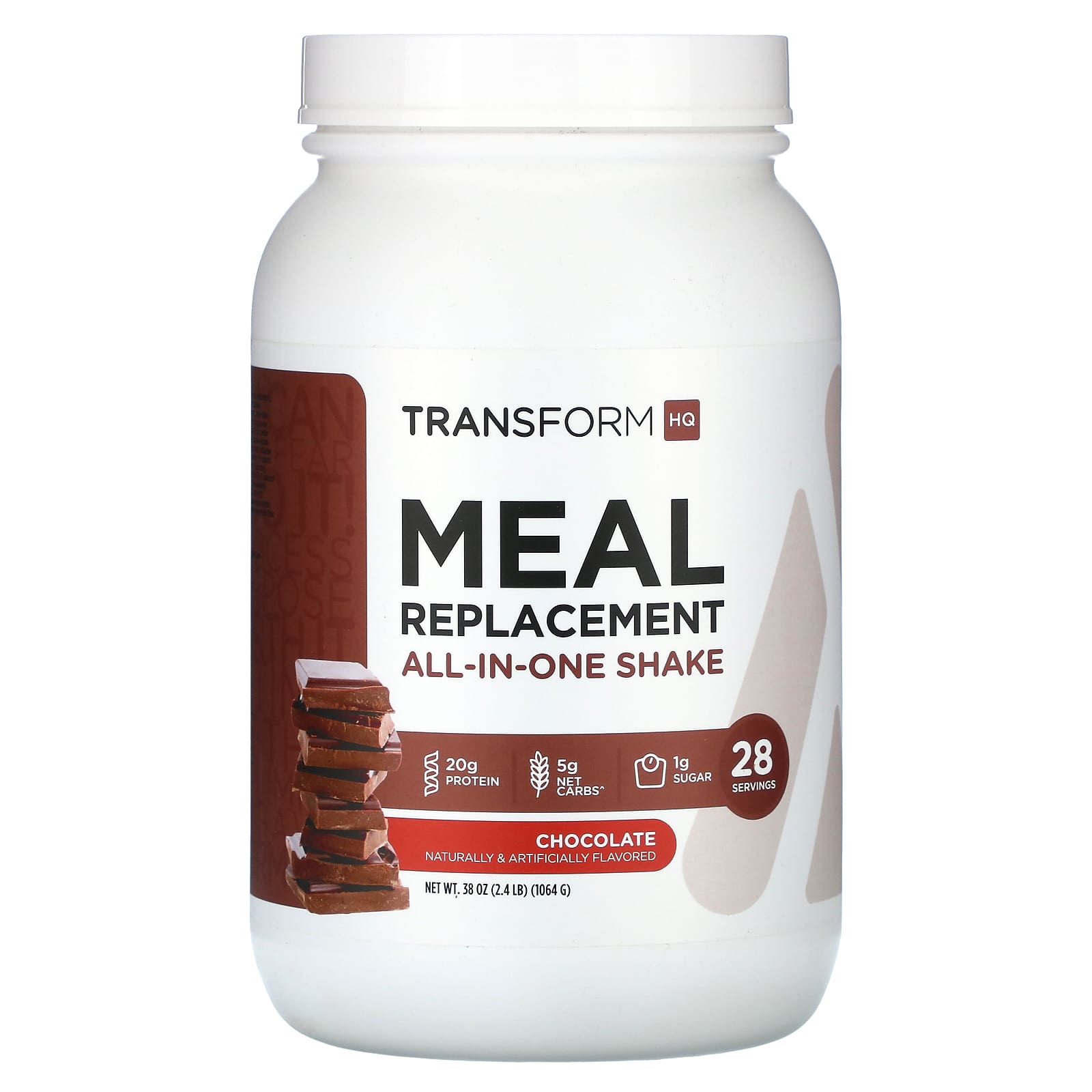 

Meal Replacement, All-in-One Shake, Chocolate, 1064G (2.4Lb 38Oz)