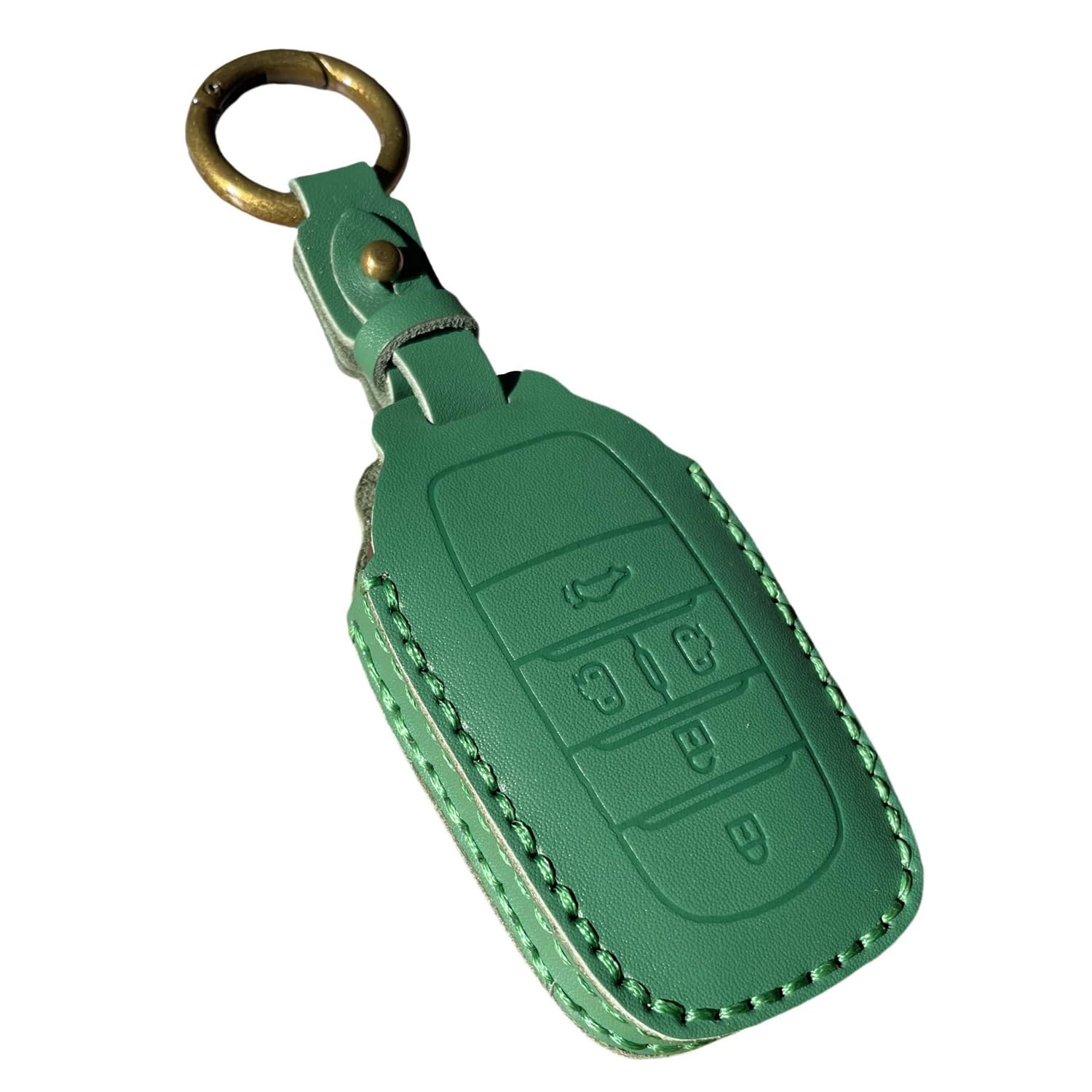 

[ZANEKO] New Voxy 90 series key case Noah 90 series Sienta key cover Alphard Vellfire 40 series NOAHVOXY 90 series key genuine leather (green)