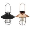 Outdoor Solar Hanging Lanterns Vintage Solar Garden Light with Warm LED Bulbs for Garden Yard Patio