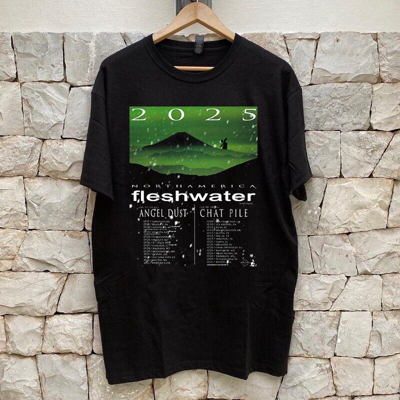 Fleshwater fall tour with Chat Pile & Angel Du$t  Full Size S-5XL Unisex T-Shirt S