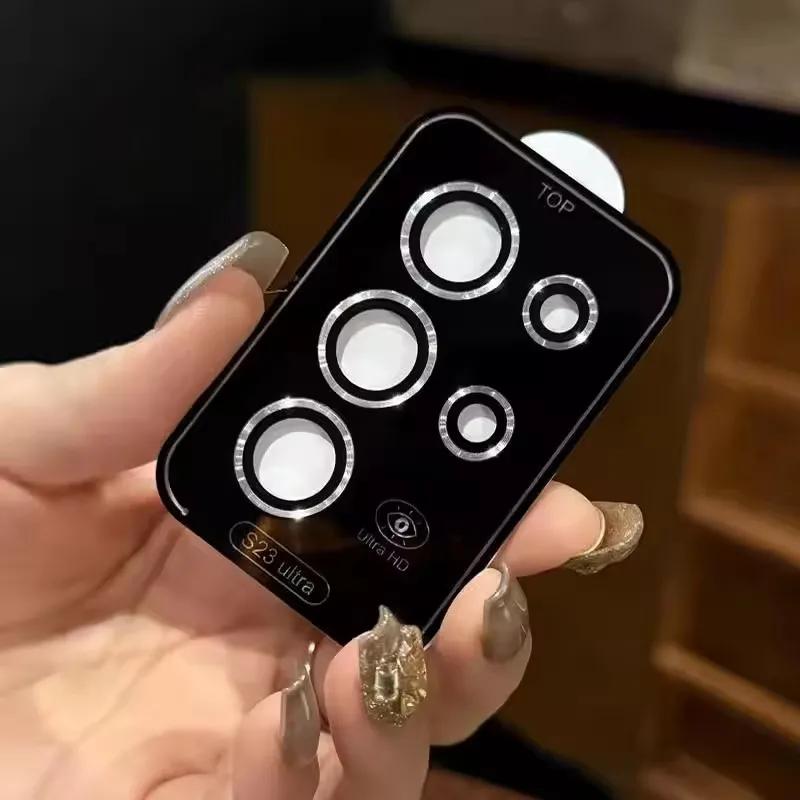 HD Definition Tempered Glass Lens Protector Film For Samsung Galaxy S26 Edge S25 FE S24 Ultra Plus Back 9H Anti-scratch Lens Cap