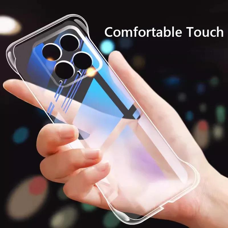 Frameless Slim Clear Hard Back Cover Case On For Xiaomi 14 Ultra Pro Xiaomi14 Pro Xiaomi14 Ultra 5G ShockProof Coque Phone Cases