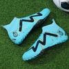 Scarpe da calcio Stivali da calcio per bambini Calzino alla caviglia di alta qualità per erba sintetica Outdoor Uomo Chiodo corto Stivali da calcio sportivi