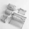 6pcs Set Minimalist Mesh Storage Bag Durable Organizer Case Zipper Transparent Bag Card Hold Data Cable Digital Bag Home