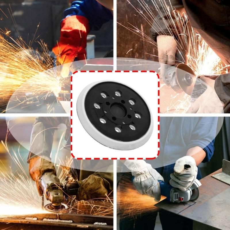 Multipurpose 5inch Rubber Backer Pad Electric Sander Accessories Suitable for 90% Polishers And Sanders