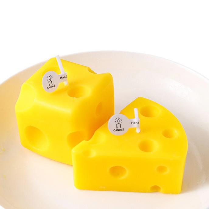 Handmade Scented Cheese Candle – Aromatherapy Home Decor and Birthday Ornament Gift