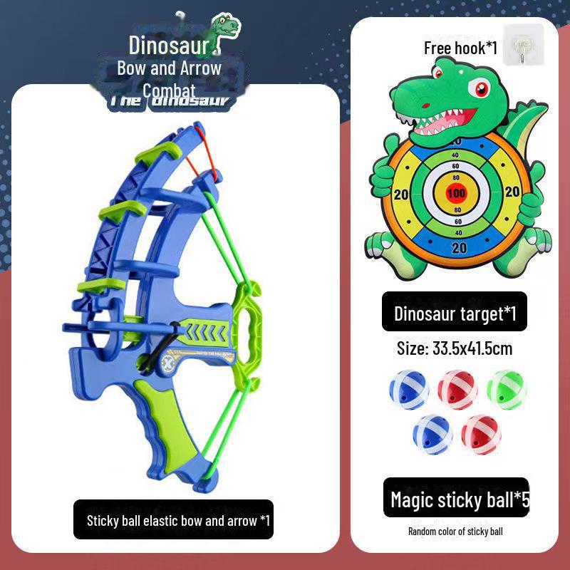 "Interactive Bow & Arrow Dartboard Toy for Parent-Child Fun"