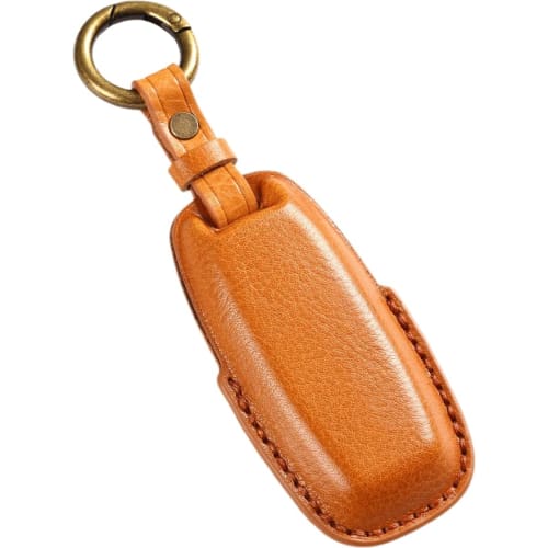 [smasol] New X-Trail T33 Series Key Cover Genuine Leather Nissan Sakura Smart Key Case Nissan Ariya Kicks e-power 2024 Latest Key Case (3D Luxury Genu