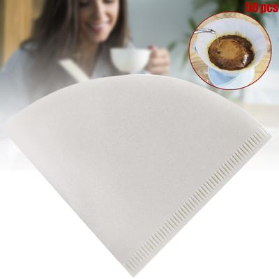 50 sztuk w kształcie stożka ręczny kroplówka filtr do kawy Home Office Travel DIY filtr kroplowy Cafe Paper