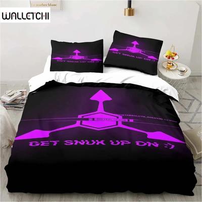 Neues Bettwäscheset mit 3D-Druck und Murder-Drones-Cartoon-Motiv, Bettbezug, Bettset, Steppdecke, Kissenbezug, King-Size-Bett, Queen-Size-Bett, Twin-Size-Bett, Jungen, Mädchen, Erwachsene