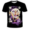 Anime One Piece Luffy Boy T-shirt CosPlay Short Sleeve Mens Cartoon Men's Top Loose Breathable Men's Casual Clothing