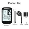 Neuester 2,6" 5,4 Bluetooth ANT+ Kabelloser GPS Fahrradcomputer Smartes Cycling Kilometerzähler Tacho Tracker mit Trittfrequenz-Geschwindigkeitssensor