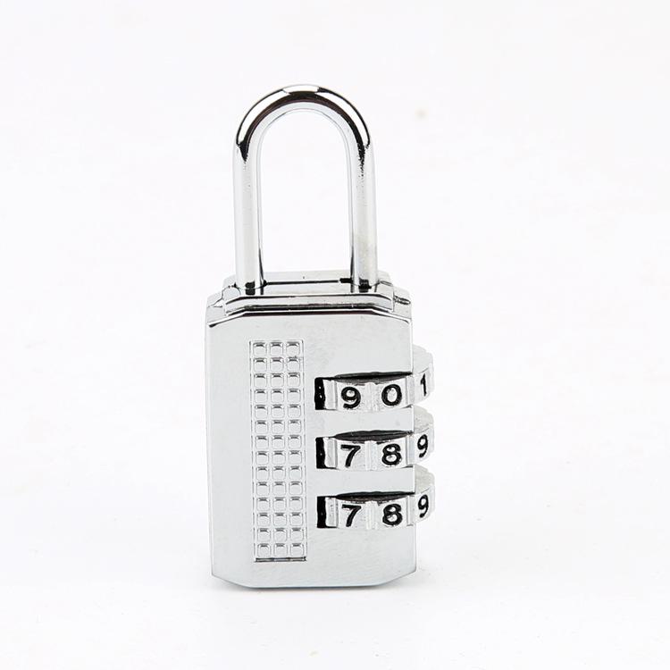 Metal Combination Padlock for Suitcases, Backpacks, Gym Lockers, Doors, and Windows - Zinc Alloy Anti-theft Lock.