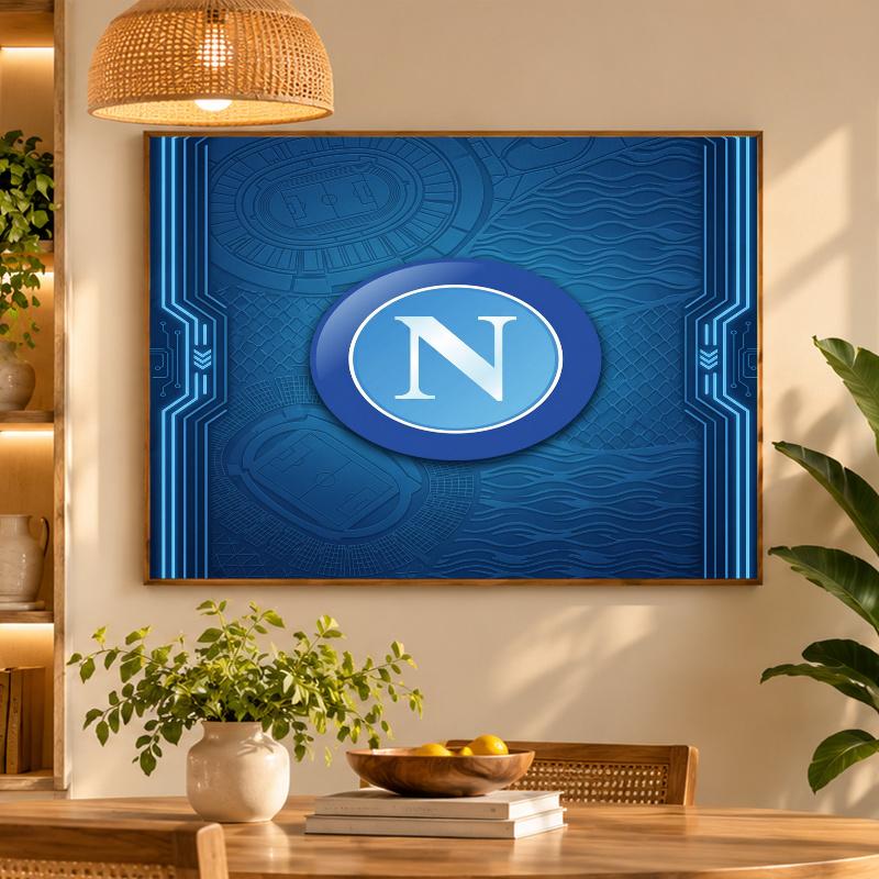 5D Diamond Painting Napoli FC DIY Full Drill Diamond Art Kit Home Decoration