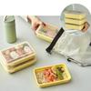 LocknLock Meal Prep Single-Layer Lunch Box Yellow 3-Pack