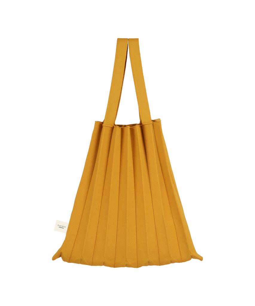 Pleatsmama Tote Bag Jacquard Mustard