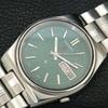 GENUINE VINTAGE SEIKO EXPO 70 AUTOMATIC JAPAN MENS GREEN DIAL WATCH A708783-1