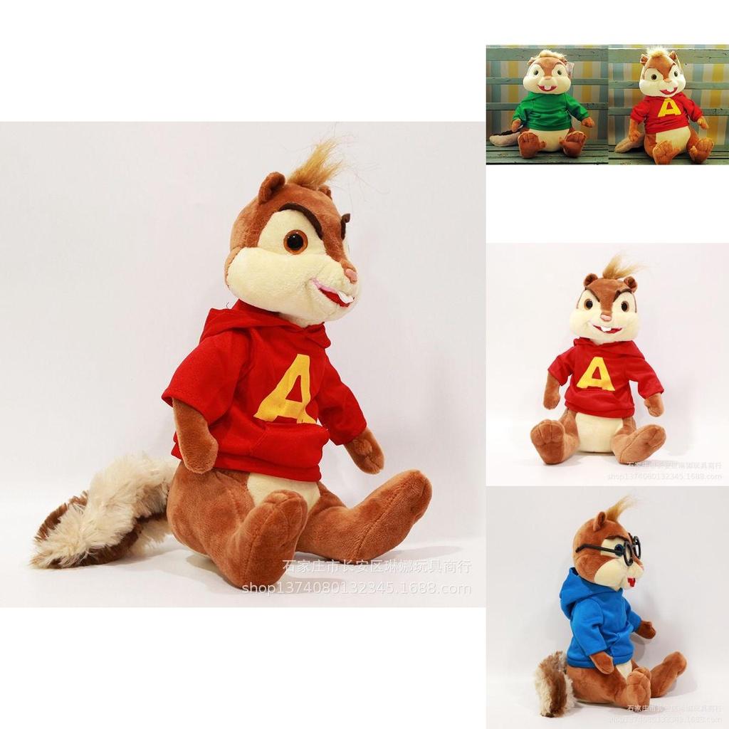 Knuffelige Alvin And The Chipmunks Pluche Zacht Knuffeldier Poppen Speelgoed Cadeau