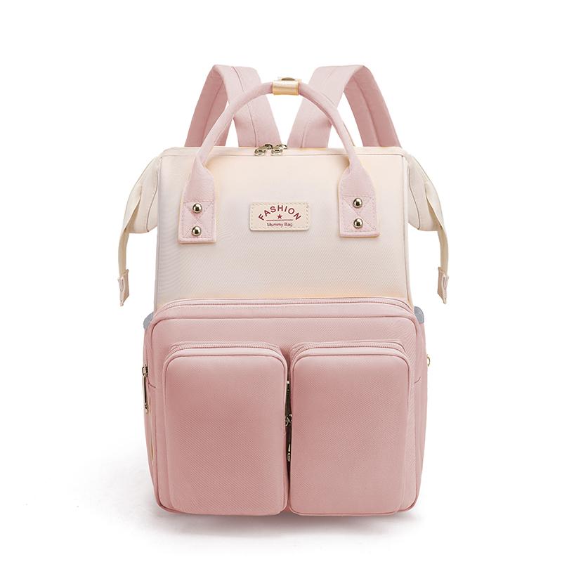 A Stylish And Simple Diaper Backpack, A Multifunctional Travel Maternity Baby Backpack, A Large Capacity Waterproof Changing Bag