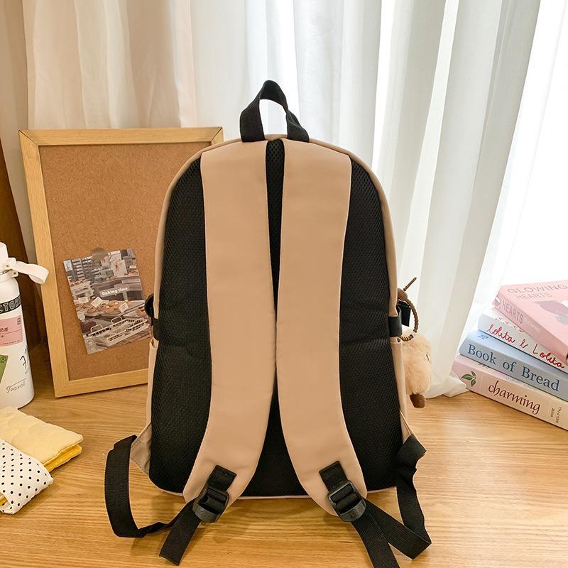 High Value, Fresh and Sweet, Candy-colored Backpack, Lightweight and Large-capacity Backpack for Junior High School Students