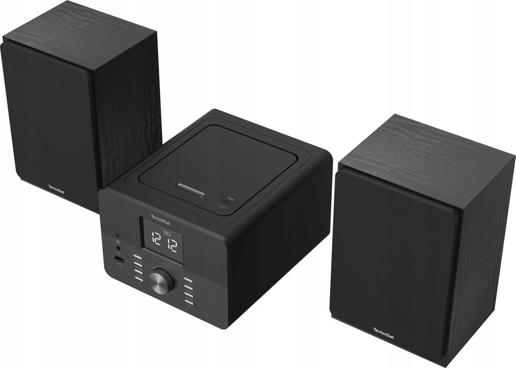 TechniSat DIGITRADIO 51 Digital Clock Radio DAB+ FM Dual Alarm Black