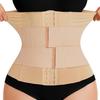 Double Bandage Reinforced Waist Trainer Slimming Tummy Control Waist Cincher