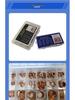 Red Copper Ring Gasket Repair Kit - Auto Parts Toolbox with Flat Gaskets