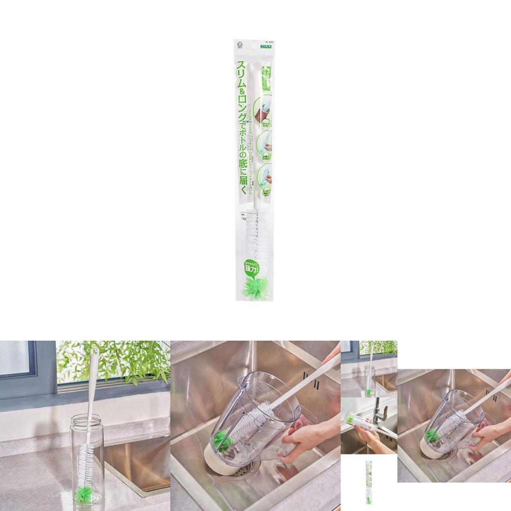 Long Handle Plastic Brush For Efficient Cleaning Of Bottles Cups And Kitchenware