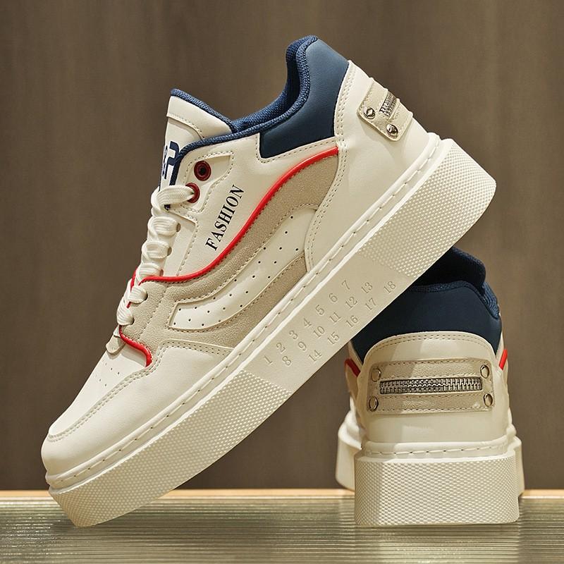 Unisex Fashion Sneakers With Skull Print Low-Heel Casual Shoes Youth Daily Wear