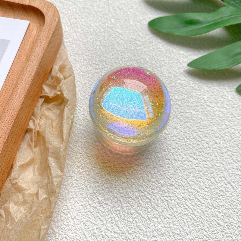 Mobile Phone Holder, Crystal Ball, Round Air Cushion Bag, Back Sticker, Retractable Desktop, Lazy And Stable, Portable Support Frame