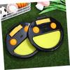 ibasenice Outdoor Throwing and Catching Ball Games Set with Handle, Lightweight & Durable for Garden Beach Park Activities, Kids & Adults Toy