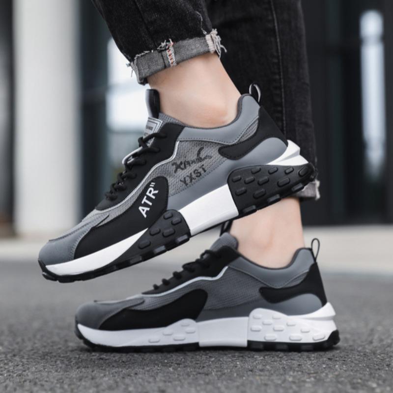 Men's Casual Sneakers Fashion Running Shoes Outdoor Mesh Breathable Comfort Soft Sole Walking Shoes Tennis Shoes Zapatillas