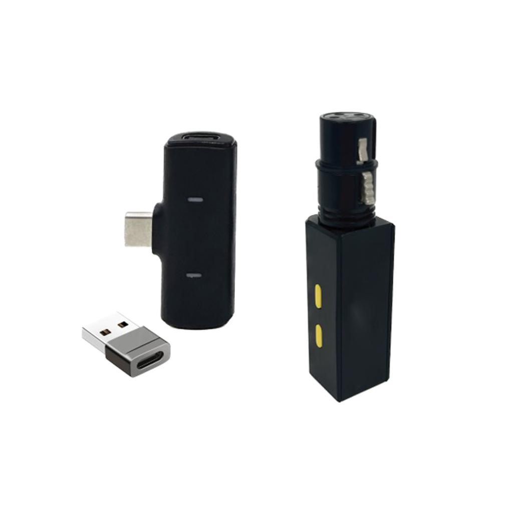 Wireless Microphone Adapter Converter Wired To Wireless Mic System for Recording and Performance