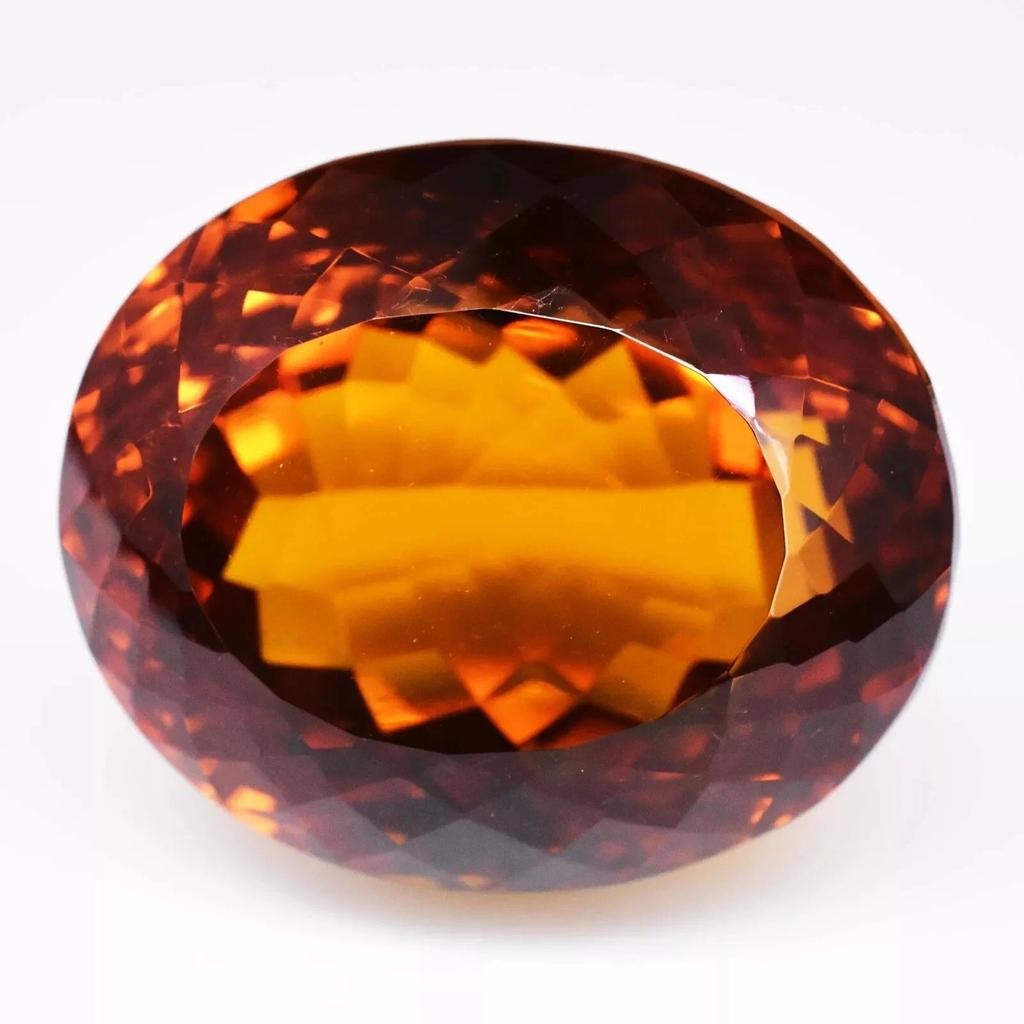 Natural Orange Citrine Brazilian 240+ Ct Certified Stunning Loose Gemstone