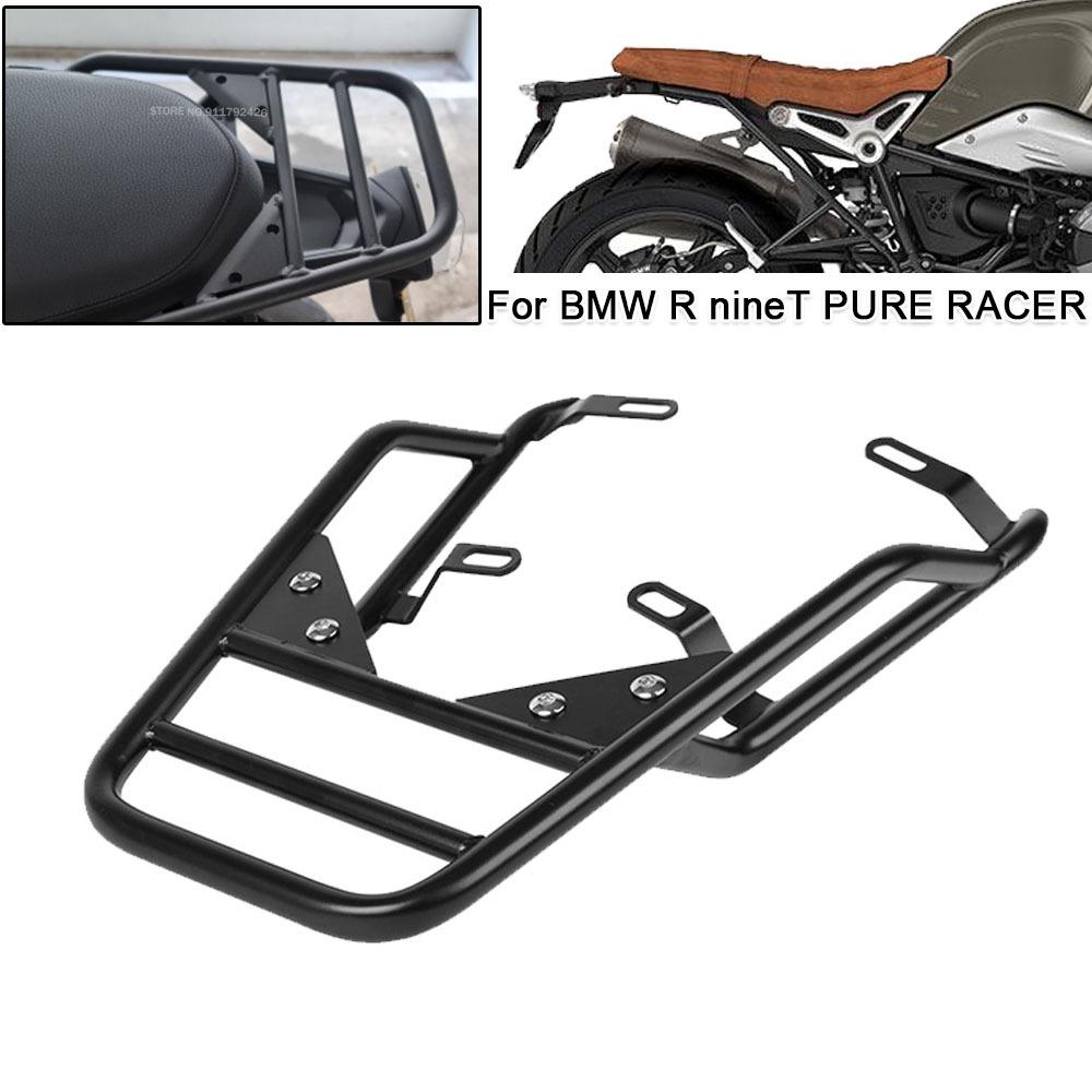 BMW R nineT Rear Luggage Rack: Modified Grab Handle, Extended & Thickened Tail Rack for Tail Box/Bag.