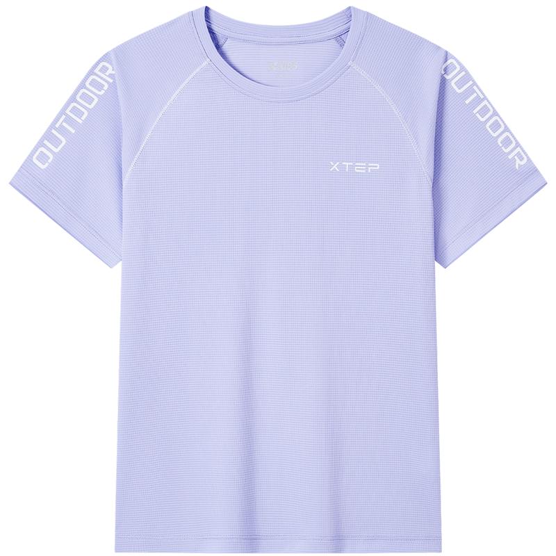 XTEP Kids  Unisex Quick-Dry Short Sleeve Knit Tee 170