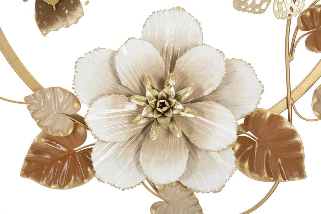 Eisenwandpaneel rund 58,4x5,1x63,5 cm