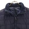 TAION Knit Switching Down Jacket M Navy Women Used