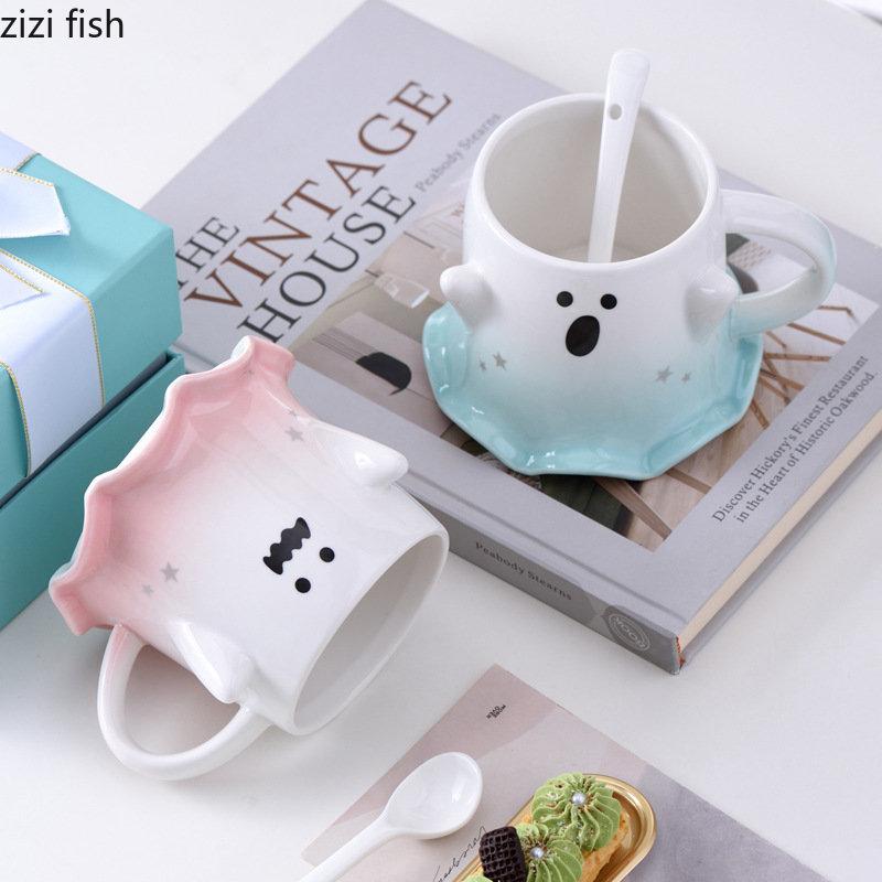 Ceramic Mug Creative Cartoon Coffee Mug Office Afternoon Tea Milk Cup Juice Cup Cute Styling Water Cups Tea Cups Household Goods